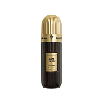 cuban tobacco perfume ibrahim al qurashi TOBACCO-COLLECTIONS Experience the rich and bold aroma of Cuban tobacco with Ibraheem Al Qurashis Cuban Tobacco Perfume Tobacco Perfume collection by Ibraq