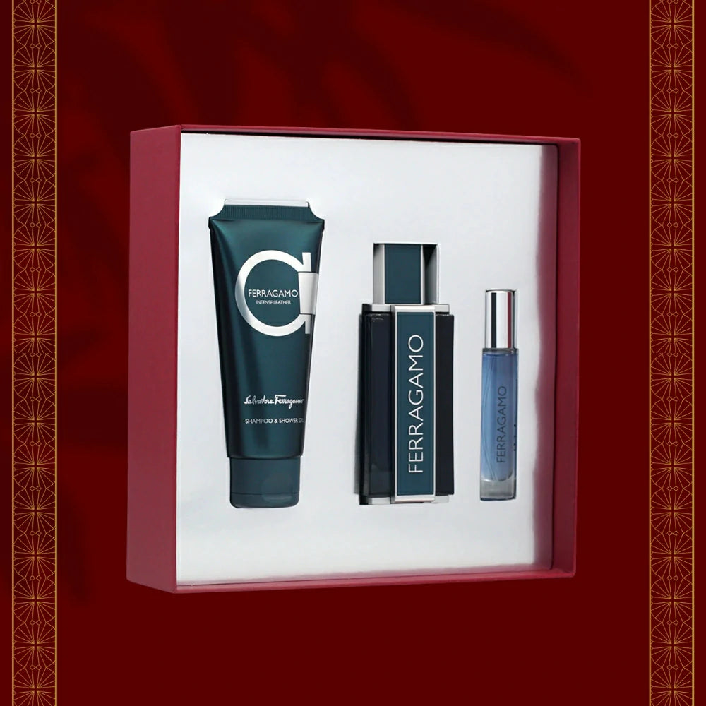 Salvatore Ferragamo Ferragamo Intense Leather Gift Set Salvatore Ferragamo Ferragamo Intense Leather Gift Set